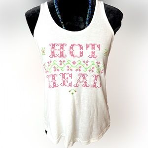 Junk Gypsy Tank Top “Hot Head” EUC